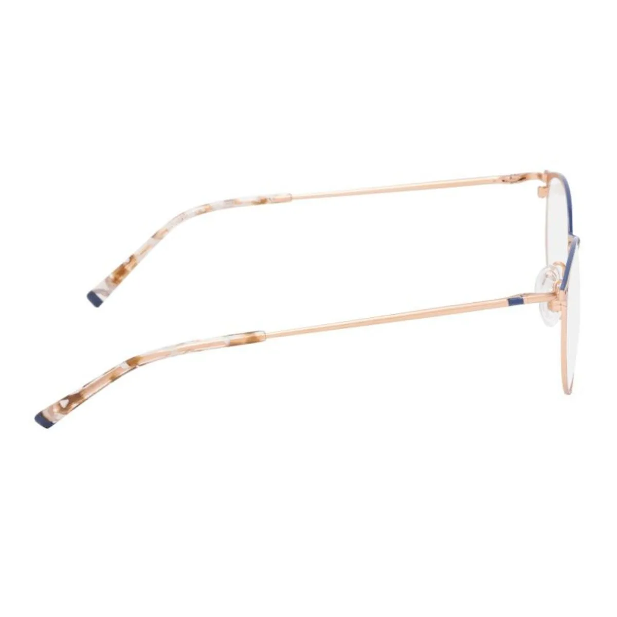 Humphrey’s 582282 Pink/Gold Round Prescription Glasses For Women - Image 4