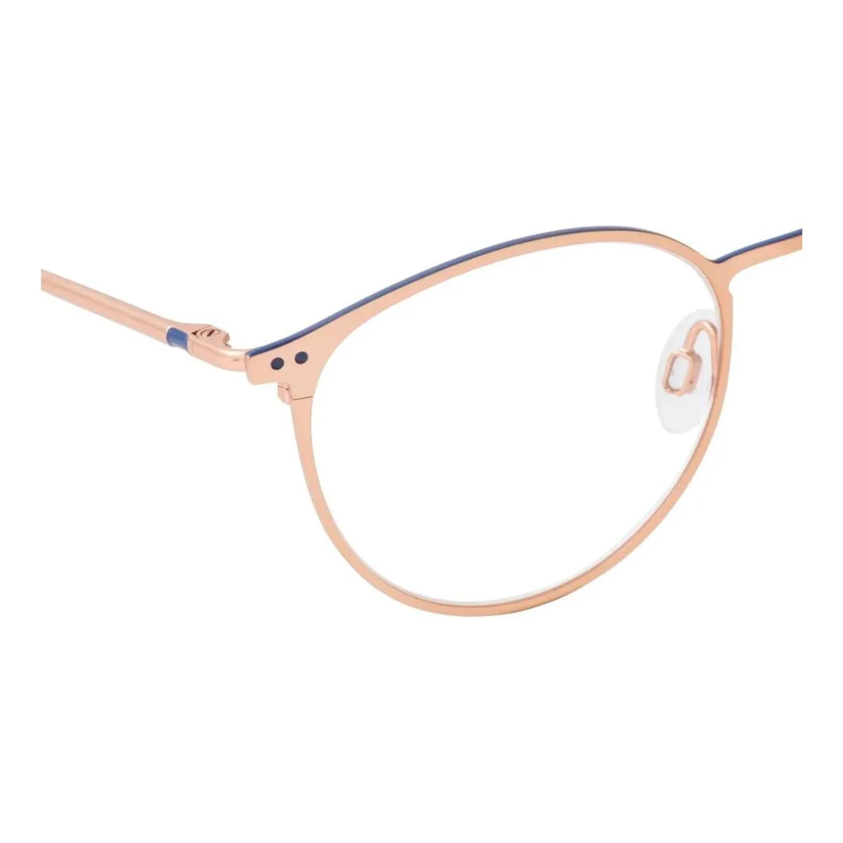 Humphrey’s 582282 PinkGold Round Prescription Glasses For Women