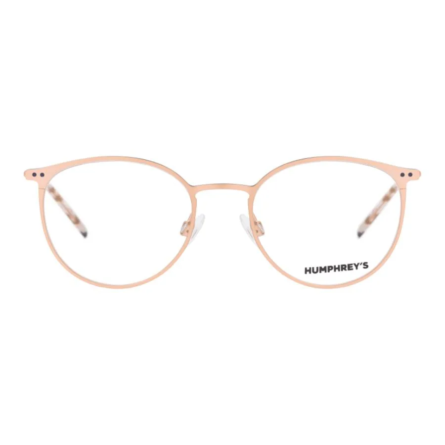 Humphrey’s 582282 PinkGold Round Prescription Glasses For Women